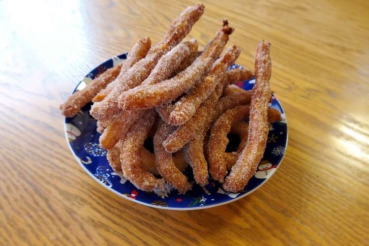 シナモン味のサクサクもっちりチュロス レシピ 作り方 By プーさんハニーハント クックパッド
