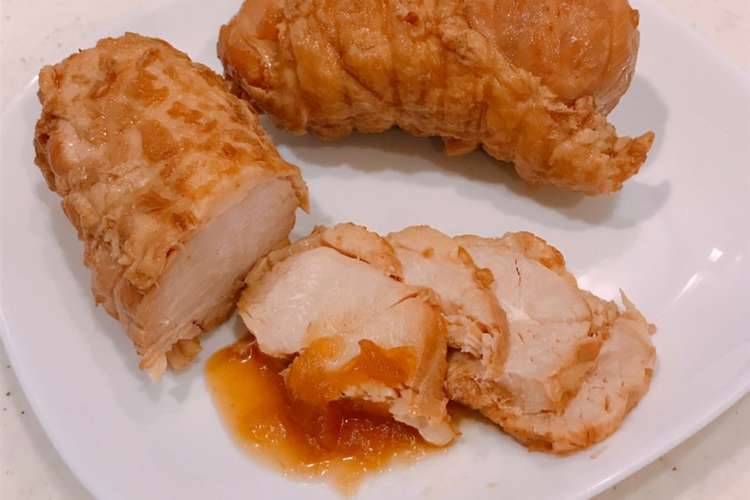 圧力鍋で超柔らか 鶏胸肉で鶏チャーシュー レシピ 作り方 By クックまいななパパ クックパッド 簡単おいしいみんなのレシピが350万品