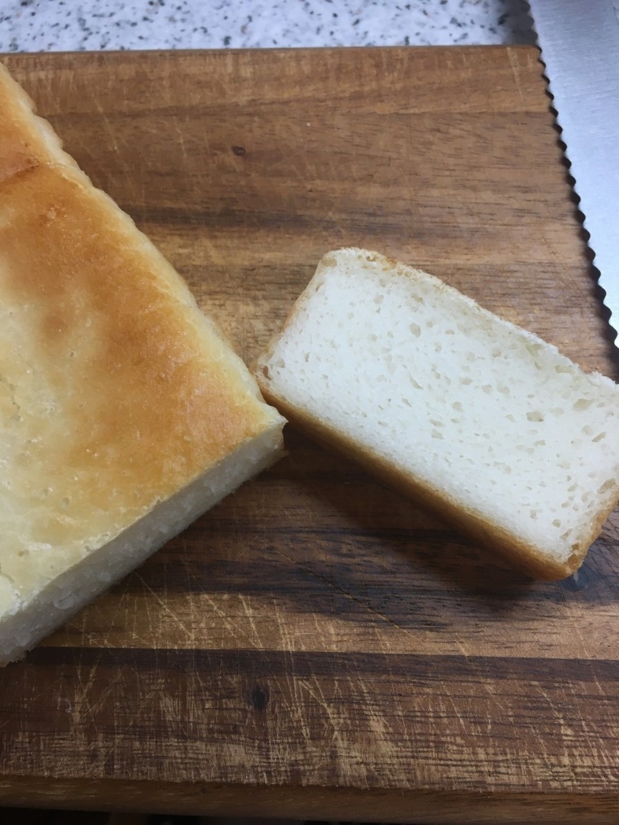 生米から作る米粉食パンの画像