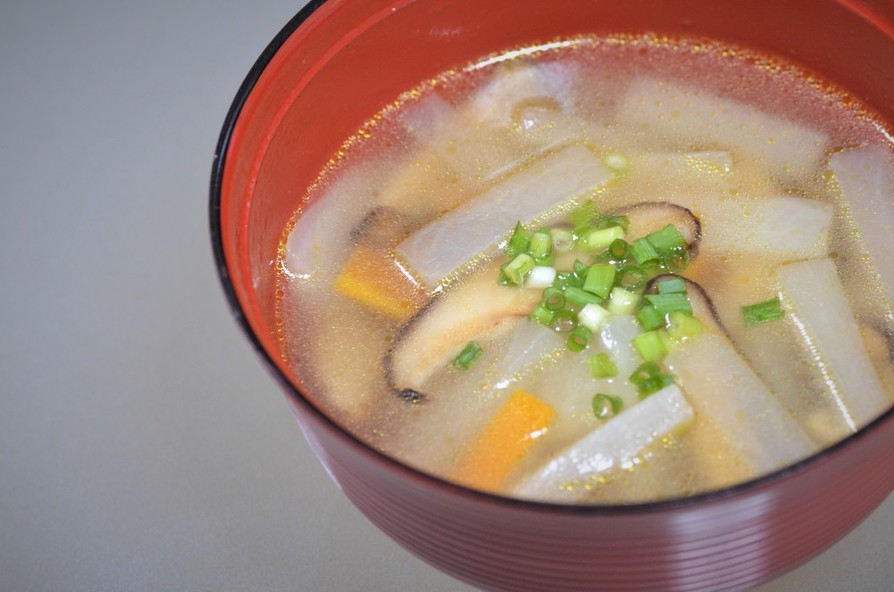 大根と椎茸のほっこり和風スープの画像