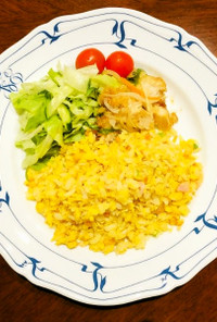 自宅ご飯。中華の巨匠直伝「パラパラ炒飯」