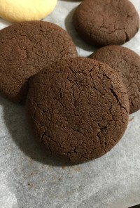 洗い物なしの超簡単♡濃厚ココアクッキー