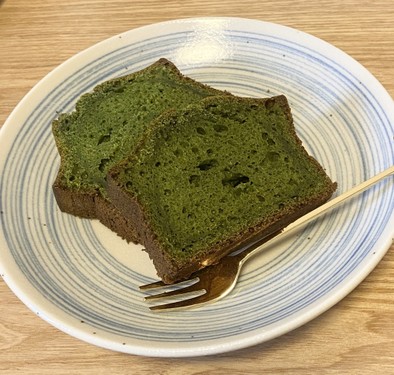 濃厚しっとり抹茶パウンドケーキ⸜❤︎⸝の写真