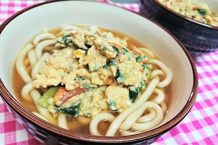 リメイクで時短 速攻 ニラ玉うどん レシピ 作り方 By ｓ４ クックパッド