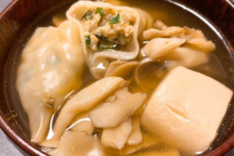 冷凍餃子で簡単スープ 王餃子スープ レシピ 作り方 By 料理初心者しょう クックパッド 簡単おいしいみんなのレシピが352万品