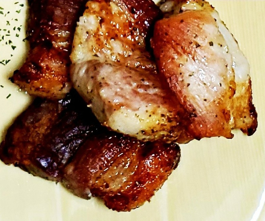 ロース豚固まり肉のオーブン焼きの画像