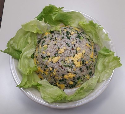 カリフローレ・ケールの雑穀米サラダご飯の画像