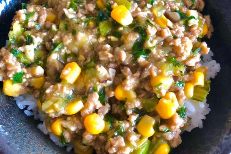 野菜嫌いな子供も食べる ランチに肉味噌丼 レシピ 作り方 By Naike クックパッド 簡単おいしいみんなのレシピが366万品