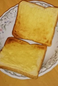 【簡単】メロンパン風トースト