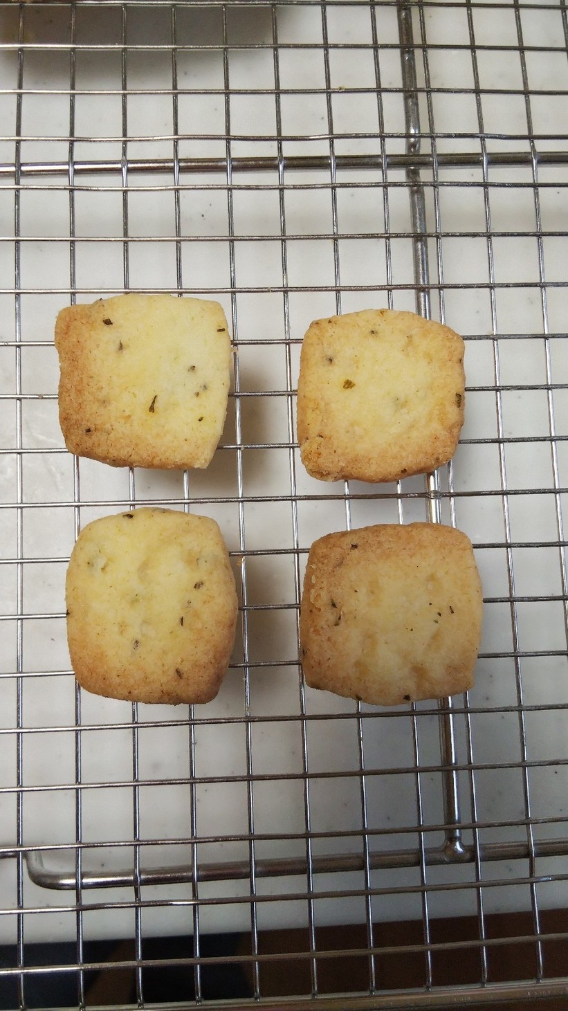 クランベリーオレンジのショートブレッドクッキーのレシピ