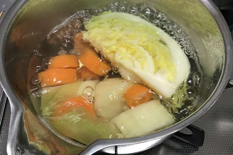 離乳食編 野菜スープ レシピ 作り方 By 天理市人気給食レシピ クックパッド 簡単おいしいみんなのレシピが355万品