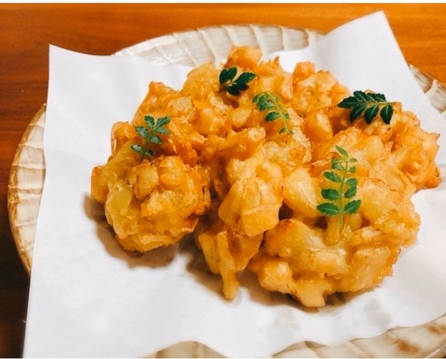 筍の天ぷら・刻んで味付けかき揚げ！んまっの画像