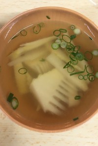 筍の生姜スープ