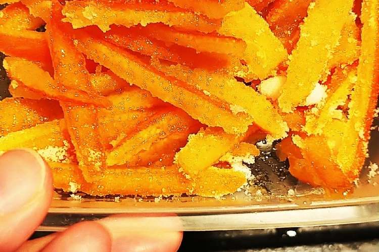 オレンジピールの砂糖漬け レシピ 作り方 By 賑やか家族 クックパッド 簡単おいしいみんなのレシピが357万品