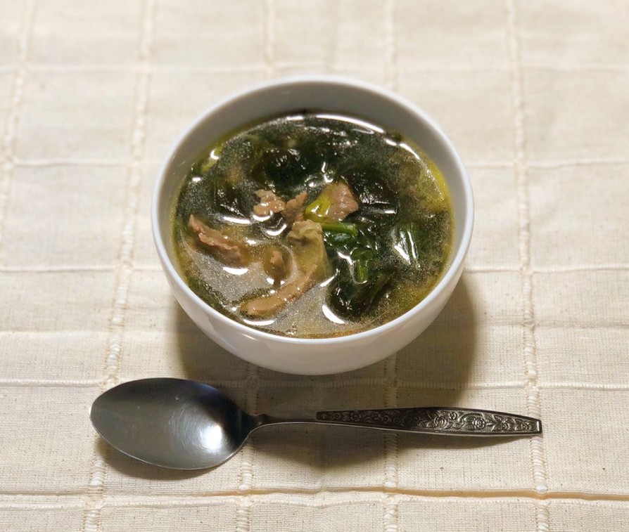 老舗焼肉店の味！韓国風激ウマ牛肉スープの画像