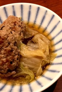 ◇しいたけの肉団子と白菜の鍋