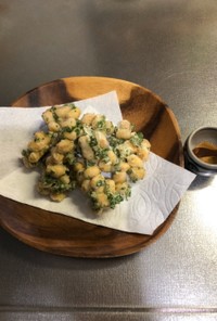 大豆とパセリ天ぷら