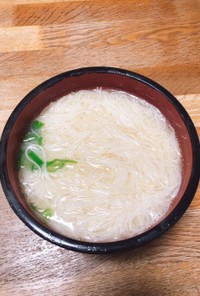 サッと出来る！中華風みそにゅうめん♪