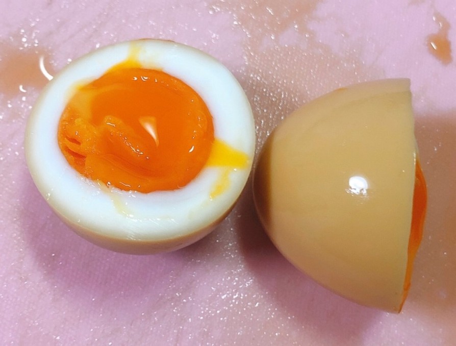 簡単半熟煮卵の画像