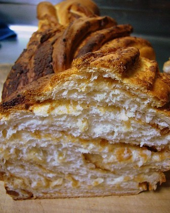 自家製きな粉ミルクシートで折込パンの画像