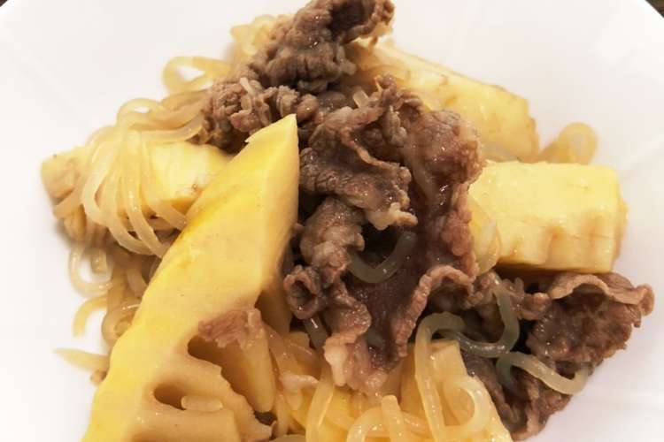 筍と牛肉の煮物 レシピ 作り方 By 管理栄養士 マリ クックパッド 簡単おいしいみんなのレシピが361万品