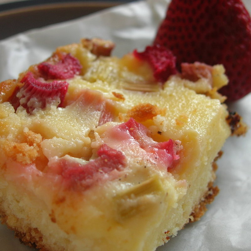 ルバーブケーキのレシピ