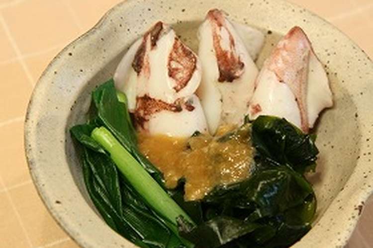 ヒイカの酢味噌あえ レシピ 作り方 By かつとも クックパッド 簡単おいしいみんなのレシピが354万品