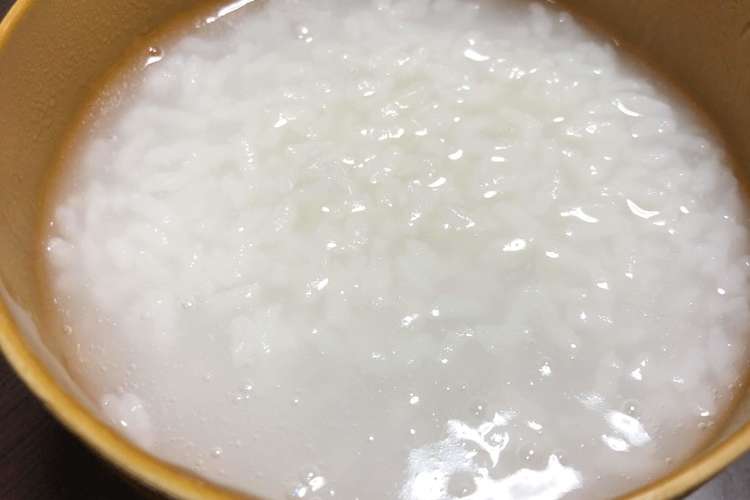 時短だけど美味しいおかゆ レシピ 作り方 By ひろほげ クックパッド 簡単おいしいみんなのレシピが367万品