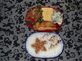 ☆お弁当のヒント☆~梅干でアート編~