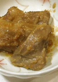 豚バラ軟骨の甘しょう油煮(圧力鍋)