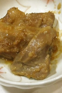 豚バラ軟骨の甘しょう油煮(圧力鍋)