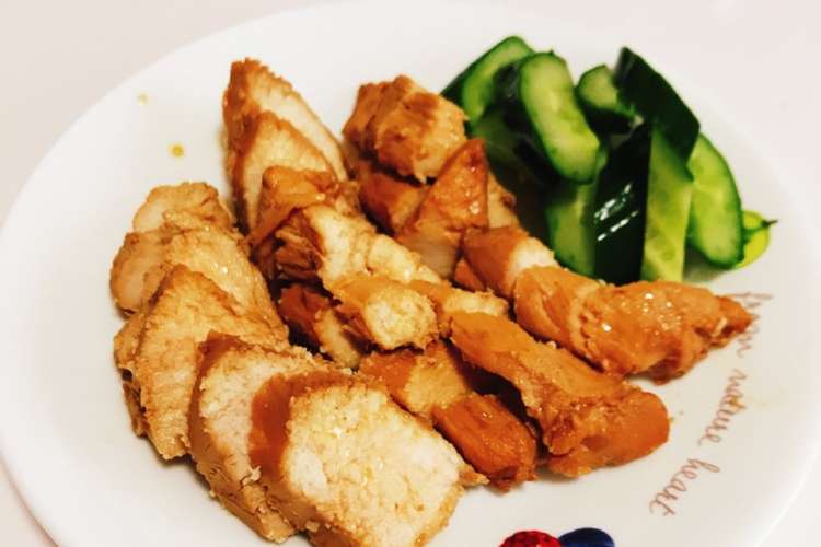 煮汁活用 鶏胸肉のチャーシュー レシピ 作り方 By Cookchaso クックパッド 簡単おいしいみんなのレシピが352万品