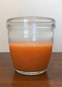 イチゴとオレンジのミックスジュース