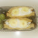 バナナとカッテージチーズのサンドイッチ