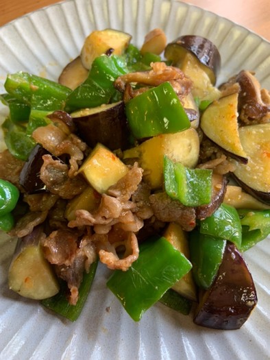 牛肉と野菜の味噌マヨ炒めの写真