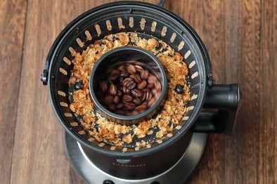 家庭用焙煎機で簡単コーヒー自家焙煎の写真