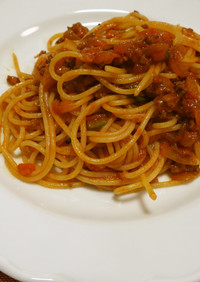 給食のミートスパゲティ