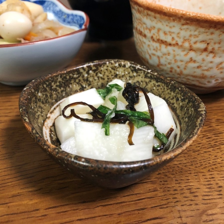 【簡単】長芋の塩こんぶ和えの画像