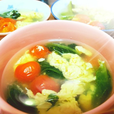 ふわふわ卵のナンプラースープの写真