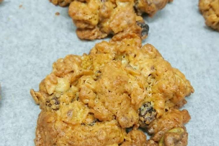簡単 あるものでコーンフレーククッキー レシピ 作り方 By もきちもんきー クックパッド 簡単おいしいみんなのレシピが352万品