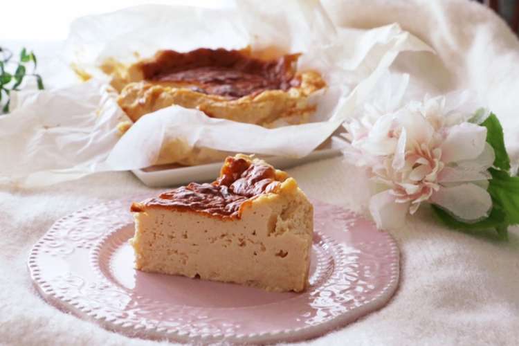 プリン味のバスク風チーズケーキ レシピ 作り方 By Maron クックパッド