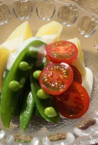 温野菜サラダ２種のヨーグルトドレッシング