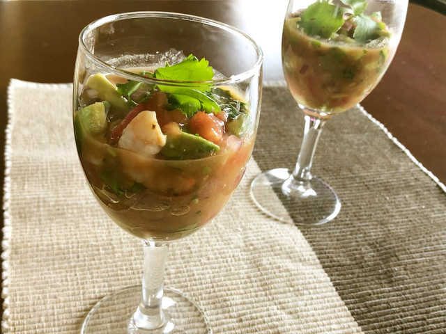 エビとアボカドのメキシカンカクテル レシピ 作り方 By クッキングシニアz3 クックパッド 簡単おいしいみんなのレシピが353万品