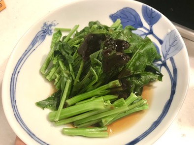 超簡単♡かき菜の中華風お浸しの写真