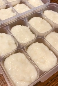 離乳食初期〜中期♡パン粥 冷凍ストック