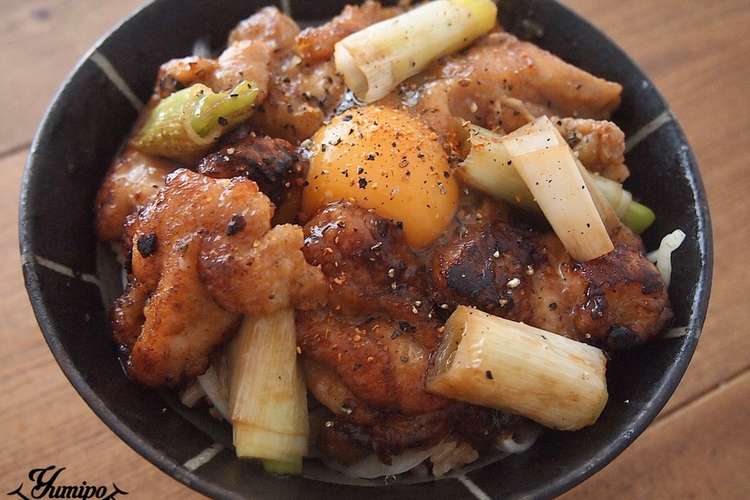 鶏もも肉と長葱のさっぱり丼 レシピ 作り方 By ヌーシ クックパッド 簡単おいしいみんなのレシピが352万品