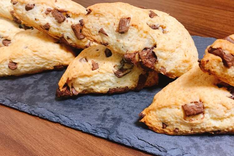 簡単スタバ風チョコスコーン レシピ 作り方 By しめじ クックパッド 簡単おいしいみんなのレシピが358万品