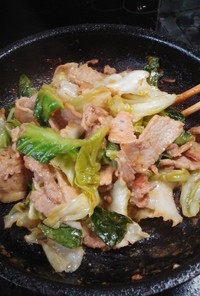 キャベツ回鍋肉(簡単)
