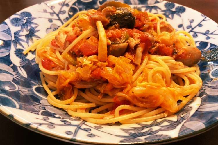 サバ缶と春キャベツのトマトパスタ レシピ 作り方 By Guroatmark クックパッド 簡単おいしいみんなのレシピが365万品