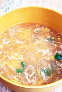 材料3つ☆簡単かきたま中華スープ
